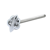 Interesting Design Silver Straight Nose Stud NSKA-654