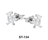 Stud Earring Alphabet Style ST-134