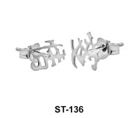 Stud Earring Asia Alphabet ST-136