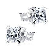 Square CZ Stud Earring ST-5-SQP