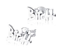 BITCH Shaped Stud Earrings STF-372