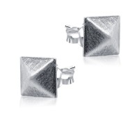 Pyramid Shaped Stud Earrings STF-425(OX)