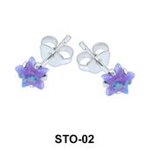 Opal Stud Earrings STO-02