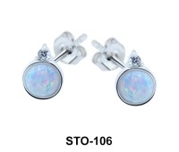 Opal Stud Earrings STO-106