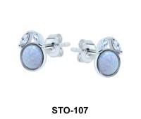 Opal Stud Earrings STO-107