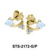 Opal Stud Earrings STS-2172