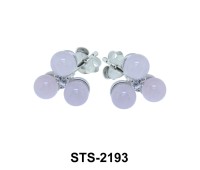 Rose Quartz Stud Earrings STS-2193