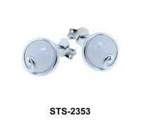 Moonstone Stud Earrings STS-2353