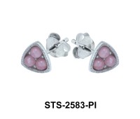 Pink Quartz Stud Earring STS-2583-PI