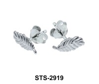 Leaf Shaped Stud Earring STS-2919