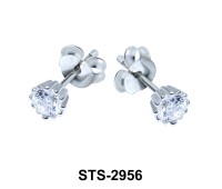 CZ Stone Stud Earring STS-2956