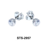 CZ Stone Stud Earring STS-2957