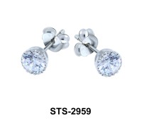 CZ Stone Stud Earring STS-2959