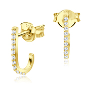 Gold Plated Silver Stud Earring STS-3823-GP