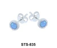 Opal Stud Earrings STS-835