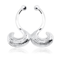 Mustache Shape Septum Clip Ring STCR-08