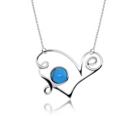 Turquoise Necklaces Silver SPE-1433