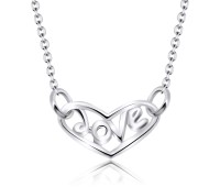 Love & Heart Silver Necklaces Line SPE-220