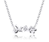 Love Shaped Silver Necklaces Line SPE-221