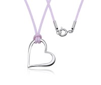 Shiny Rope Silver Necklace SPE-2939