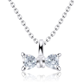 Necklace Silver Cutie Bow SPE-97n