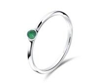 Aventurine Silver Rings NSR-2476-AVE 