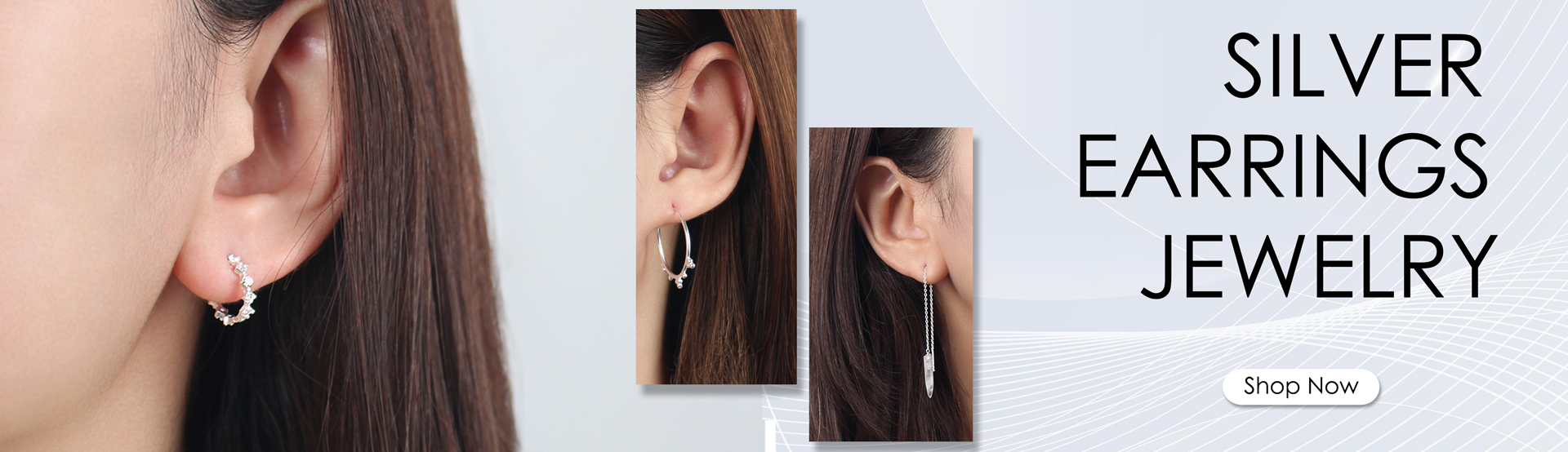 Silver-earrings